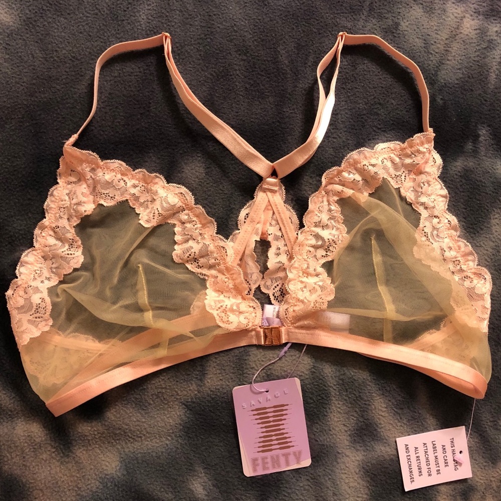 NWT Savage X Fenty Vintage Sheer Bralette